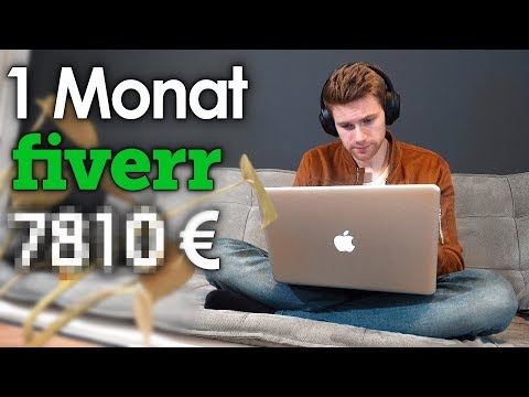 1 Monat auf FIVERR arbeiten & ___€ ZUHAUSE verdient | Selbstexperiment